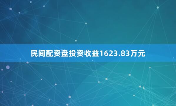 民间配资盘投资收益1623.83万元