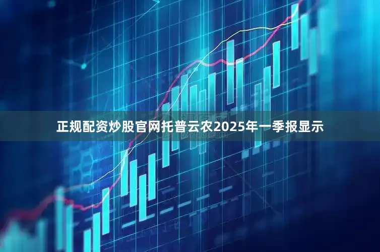 正规配资炒股官网托普云农2025年一季报显示