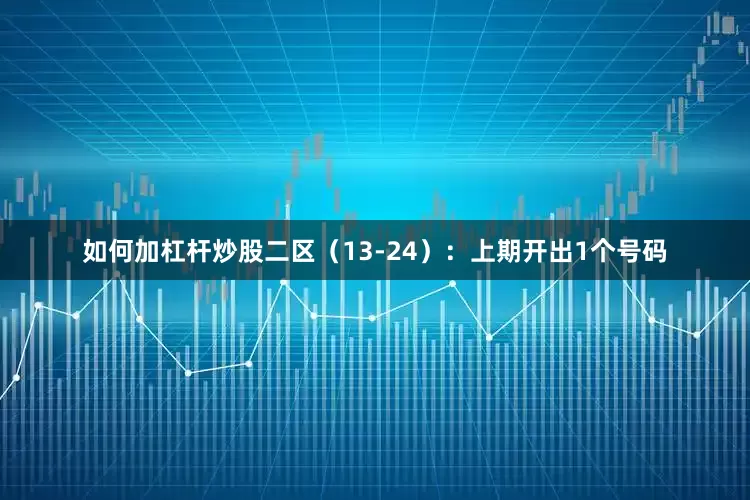 如何加杠杆炒股　　二区（13-24）：上期开出1个号码